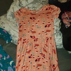 Dot dot smile puppy dog christmas dress size 7